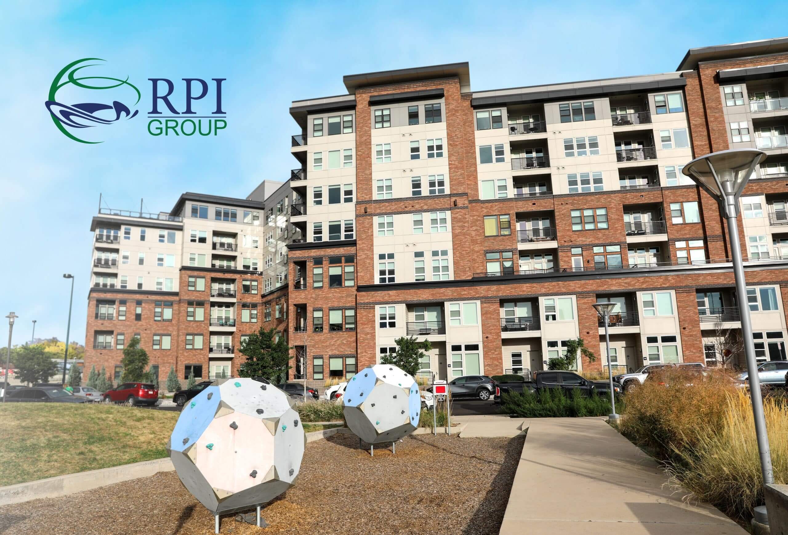 Apartment complex that currently stands on a site that RPI previously treated for TCE contamination in soil and groundwater